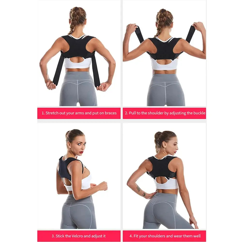 Ceinture Correctrice de Posture Ajustable