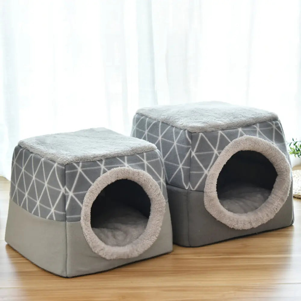 Pet Dog and Cat Bed Villa - Dual Use Space Capsule ActiNest