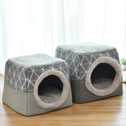 Pet Dog and Cat Bed Villa - Dual Use Space Capsule ActiNest