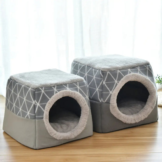 Pet Dog and Cat Bed Villa - Dual Use Space Capsule ActiNest