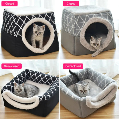 Pet Dog and Cat Bed Villa - Dual Use Space Capsule ActiNest