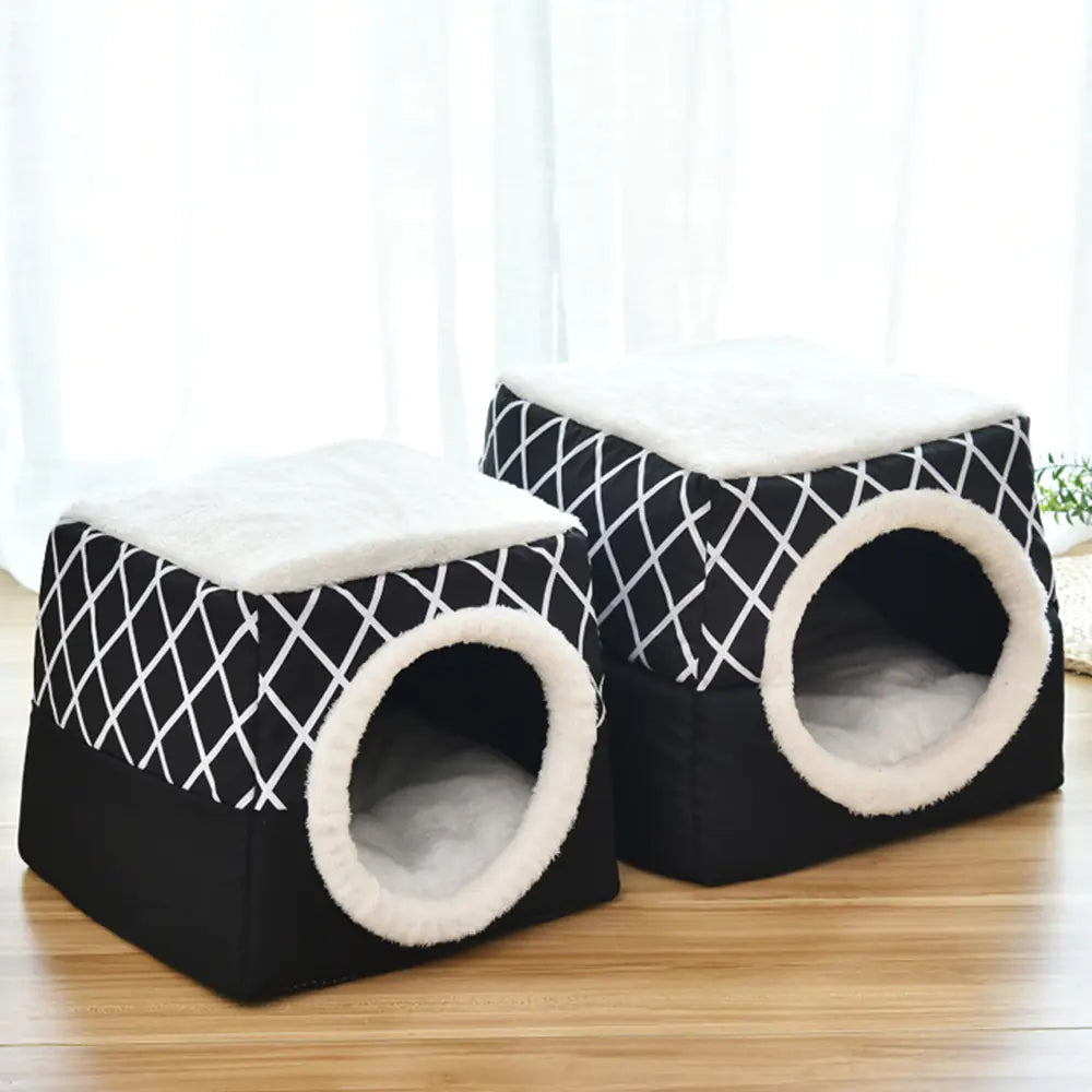 Pet Dog and Cat Bed Villa - Dual Use Space Capsule ActiNest
