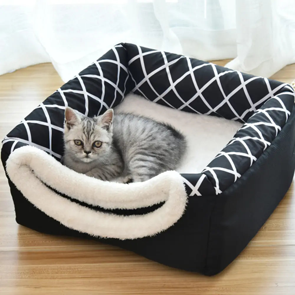 Pet Dog and Cat Bed Villa - Dual Use Space Capsule ActiNest